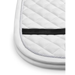 Dressurschabracke Equestrian Stockholm mit Bandagen Weiß Wei&amp;amp;amp;amp;amp;szlig;