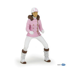 Reiterin-Figur Wintermode Papo
