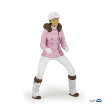 Reiterin-Figur Wintermode Papo