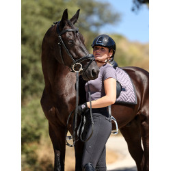 Moderne Dressurschabracke Equestrian Stockholm Dunkles Violett Moderne Dressurschabracke Equestrian Stockholm Dunkles Violett