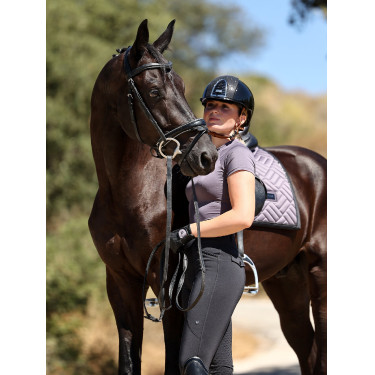 Moderne Dressurschabracke Equestrian Stockholm Dunkles Violett Moderne Dressurschabracke Equestrian Stockholm Dunkles Violett