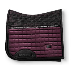 Dressurschabracke Equestrian Stockholm Performance Raben-schwarz Lila