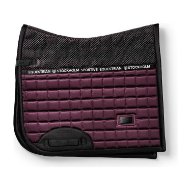 Dressurschabracke Equestrian Stockholm Performance Raben-schwarz Lila