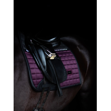 Dressurschabracke Equestrian Stockholm Performance Raben-schwarz Lila