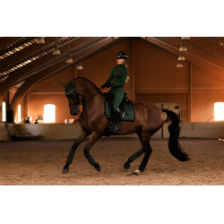 Dressurschabracke Equestrian Stockholm Performance Sycomoregrün Gr&amp;amp;amp;uuml;n