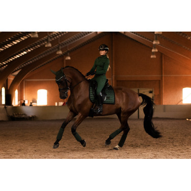 Dressurschabracke Equestrian Stockholm Performance Sycomoregrün Gr&amp;amp;amp;uuml;n