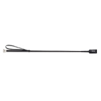 Springgerte aus Leder Shires Schwarz