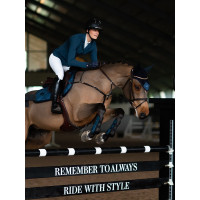 Equestrian Stockholm Springsatteldecke Prärie Blau Equestrian Stockholm Springsatteldecke Prärie Blau