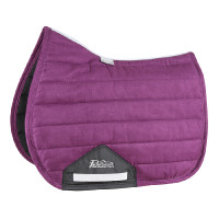 Komfort-Suede-Satteldecke Performance Shires Pflaume Lila