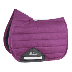 Komfort-Suede-Satteldecke Performance Shires Pflaume Lila