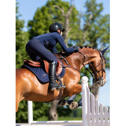Spring-Schabracke Equestrian Stockholm Modern Lagunenrosa Blau