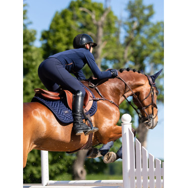 Spring-Schabracke Equestrian Stockholm Modern Lagunenrosa Blau