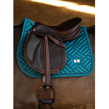 Spring-Schabracke Equestrian Stockholm Modern Blaugrün