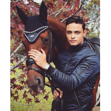 Herren-Bomberjacke Equestrian Stockholm Marine Marineblau Herren-Bomberjacke Equestrian Stockholm Marine Marineblau