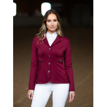 Turnierjacke Equestrian Stockholm Select Damen Bordeaux