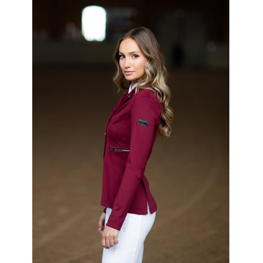 Turnierjacke Equestrian Stockholm Select Damen Bordeaux