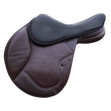 Gel-Sitzbezug In Acavallo 10 mm Dressur Schwarz