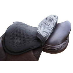 Gel-Sitzbezug In Acavallo 10 mm Dressur Schwarz