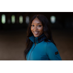 Fleecejacke Equestrian Stockholm Damen Auroreblau Fleecejacke Equestrian Stockholm Damen Auroreblau