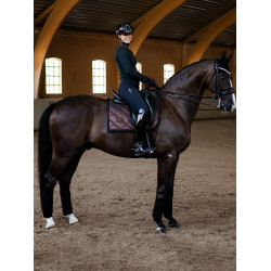 Fleecejacke Equestrian Stockholm Damen Schimmerndes Mahagoni