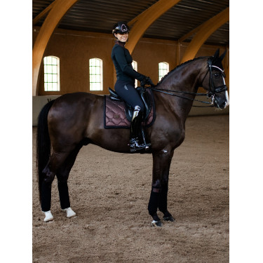 Fleecejacke Equestrian Stockholm Damen Schimmerndes Mahagoni