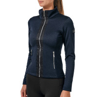 Fleecejacke Equestrian Stockholm Damen Marine Marineblau