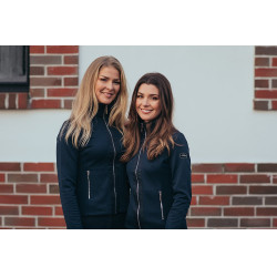 Fleecejacke Equestrian Stockholm Damen Marine Marineblau