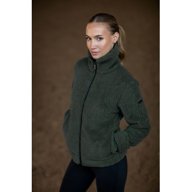 Fleecejacke Teddy Equestrian Stockholm Damen Grüne Allee