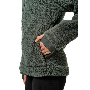 Fleecejacke Teddy Equestrian Stockholm Damen Grüne Allee