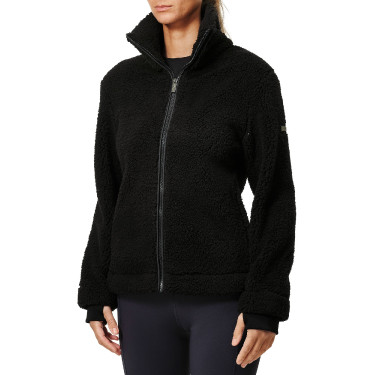 Fleecejacke Teddy Equestrian Stockholm Damen Schwarz
