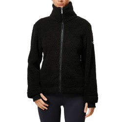 Fleecejacke Teddy Equestrian Stockholm Damen Schwarz
