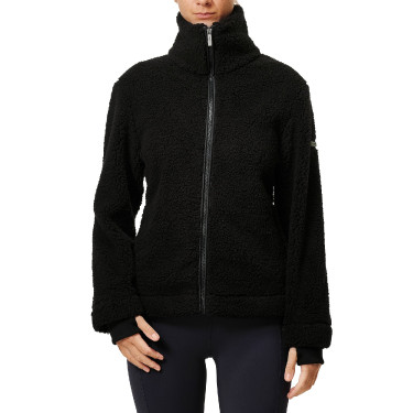 Fleecejacke Teddy Equestrian Stockholm Damen Schwarz