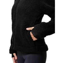 Fleecejacke Teddy Equestrian Stockholm Damen Schwarz
