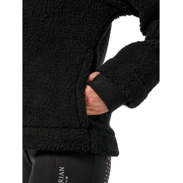 Fleecejacke Teddy Equestrian Stockholm Damen Dunkler Ozean