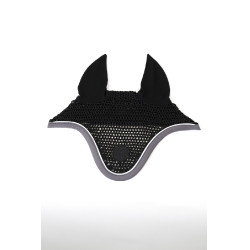 Fliegenhaube Pferd ProConfort Dynax Schwarz / Dunkelgrau