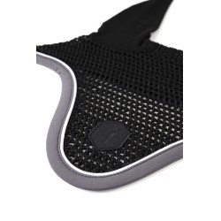 Fliegenhaube Pferd ProConfort Dynax Schwarz / Dunkelgrau