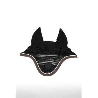 Fliegenhaube Pferd ProConfort Dynax Schwarz / Braun