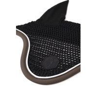 Fliegenhaube Pferd ProConfort Dynax Schwarz / Bordeaux