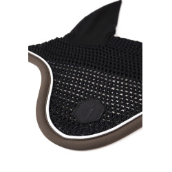 Fliegenhaube Pferd ProConfort Dynax Schwarz / Braun