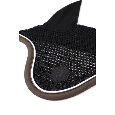 Fliegenhaube Pferd ProConfort Dynax Schwarz / Braun