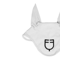 Equestro Stretch-Technik Fliegenhaube Cube mit Logo Kameenrosa