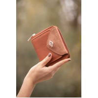 Pénélope Clémence Geldbörse Cognac Braun