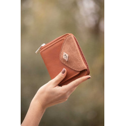 Pénélope Clémence Geldbörse Cognac Braun