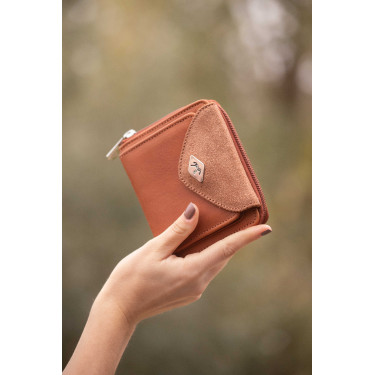 Pénélope Clémence Geldbörse Cognac Braun