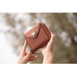 Pénélope Clémence Geldbörse Cognac Braun