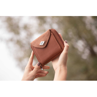 Pénélope Clémence Geldbörse Cognac Braun