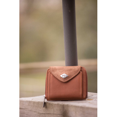 Pénélope Clémence Geldbörse Cognac Braun