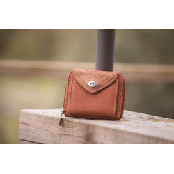 Pénélope Clémence Geldbörse Cognac Braun