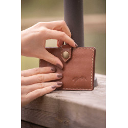 Kartenhalter Pénélope Cartoon Cognac Braun