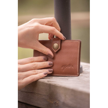 Kartenhalter Pénélope Cartoon Cognac Braun